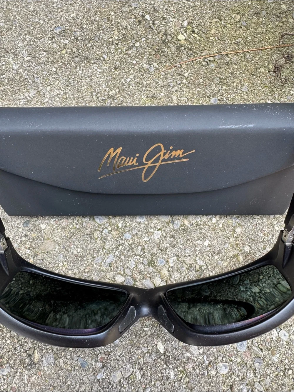 Maui Jim Black/Gray-blue Frame Sunglasses with Prescription Lenses